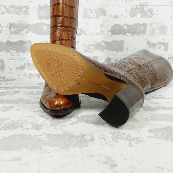 NEW Vince Camuto x Fashion Pearlanie Jackson Tall Shaft Leather Boots H11