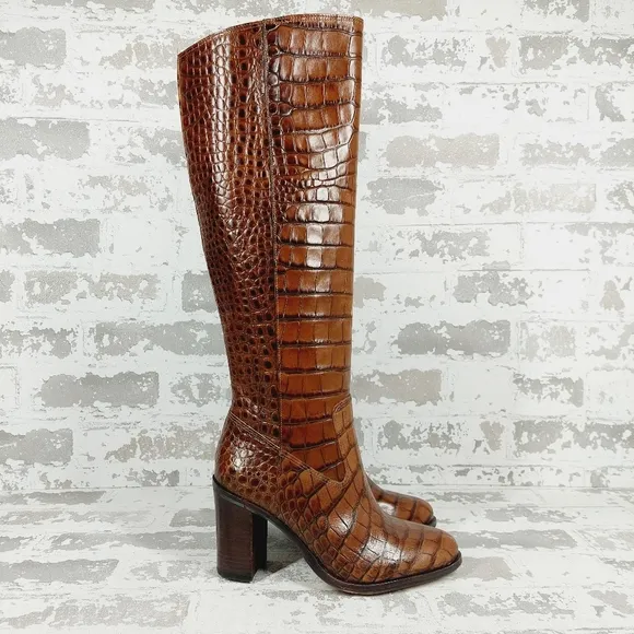 NEW Vince Camuto x Fashion Pearlanie Jackson Tall Shaft Leather Boots H11