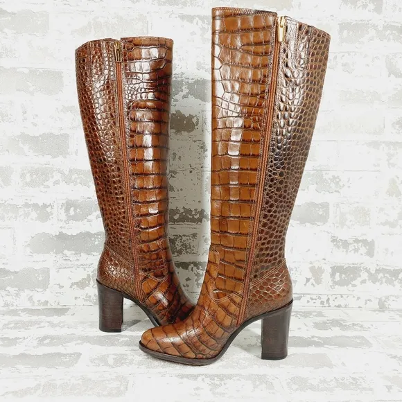 NEW Vince Camuto x Fashion Pearlanie Jackson Tall Shaft Leather Boots H11