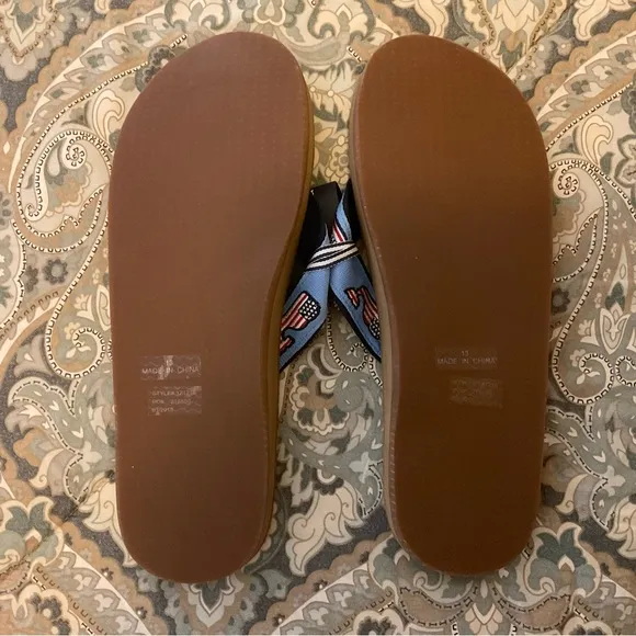 New Vineyard Vines Leather Flip Flops Men’s Sz 13