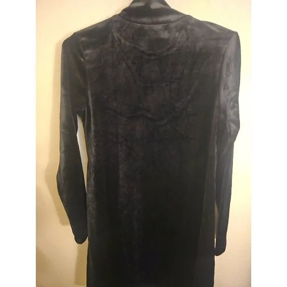 New without tags Pomander Place Tuckernut Black Velvet Mottershead Dress SZ XS