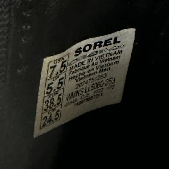 New Women Sorel Brex Chelsea Brown Leather Mid Waterproof Ankle Boots Size 7.5 M