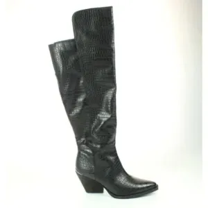 NEW Zodiac Ronson Pointed Toe Tall Over The Knee OTK Western Croc Boots 10