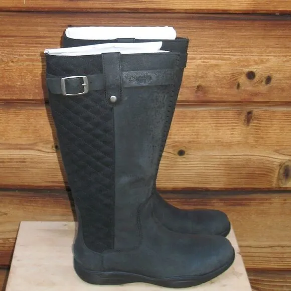 NEW Columbia Black Lisa Waterproof Tall Boots