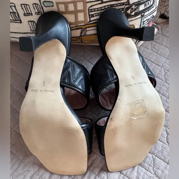 NEW🚨Valentino by Mario Valentino Jackie Slide Sandals, Black Sz. 8