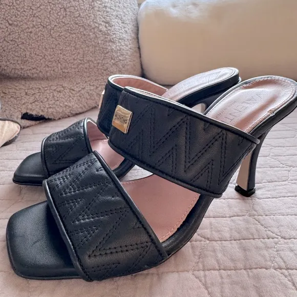 NEW🚨Valentino by Mario Valentino Jackie Slide Sandals, Black Sz. 8