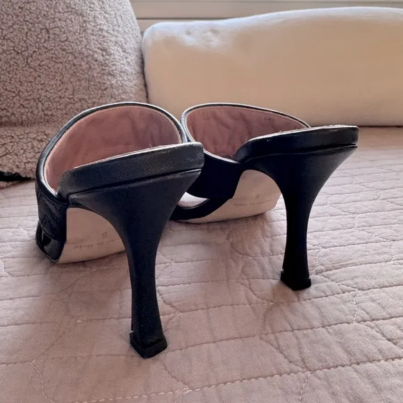 NEW🚨Valentino by Mario Valentino Jackie Slide Sandals, Black Sz. 8
