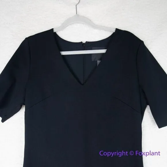 New! White House Black Market AURA Short-Sleeve Sculpting Sheath‎ Dress, size 12