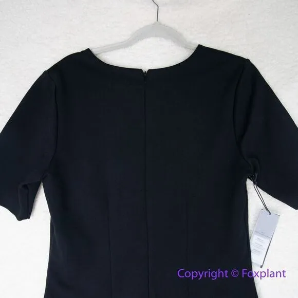 New! White House Black Market AURA Short-Sleeve Sculpting Sheath‎ Dress, size 12