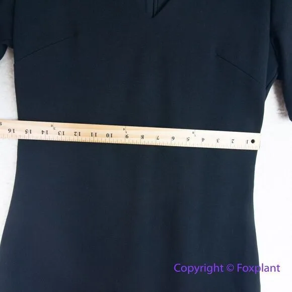 New! White House Black Market AURA Short-Sleeve Sculpting Sheath‎ Dress, size 12