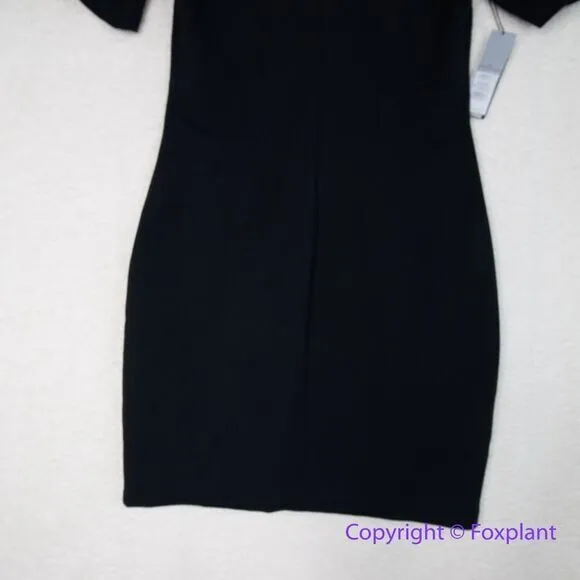 New! White House Black Market AURA Short-Sleeve Sculpting Sheath‎ Dress, size 12