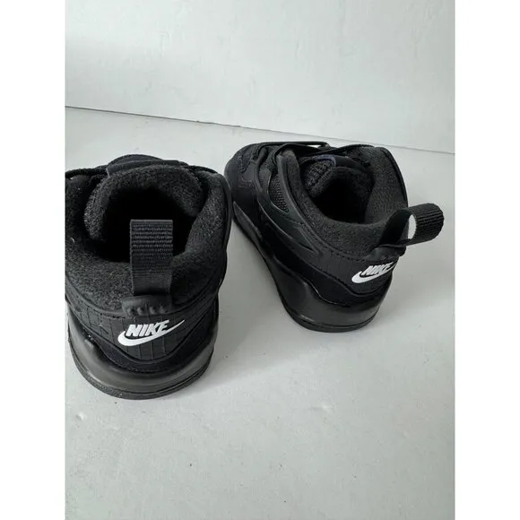 NIB Air Jordan 4 RM Baby Toddler Shoes Sneakers Black White Size 4C