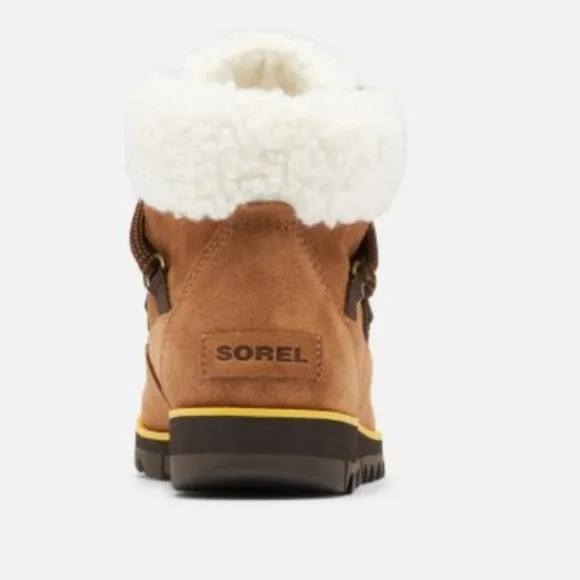 NIB HARLOW™ LACE COZY BOOTS | Brown fur sherpa Size 7.5