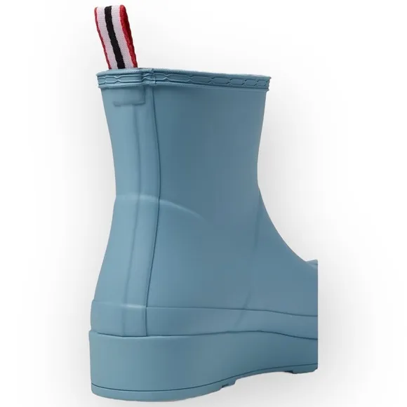 NIB Hunter Men’s Original Play Short Rain Boots – Shifting Blue – US 12 / UK 11