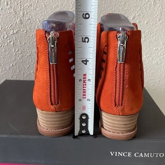 NIB Vince Camuto Revey Leather Suede Sandals Size 7.5W