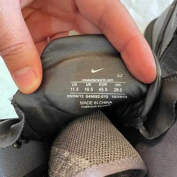Nike ACG gray color  Leather Boots