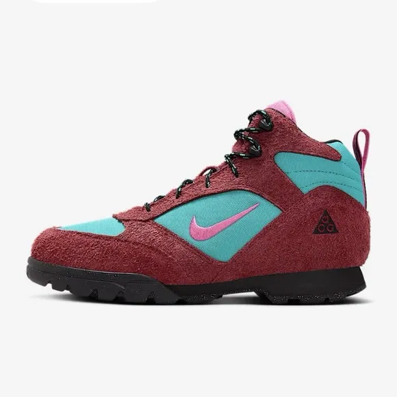 Nike ACG Torre Mid Waterproof Red Pinksicle Boots Men 8 Hiking Shoes FD0212-600