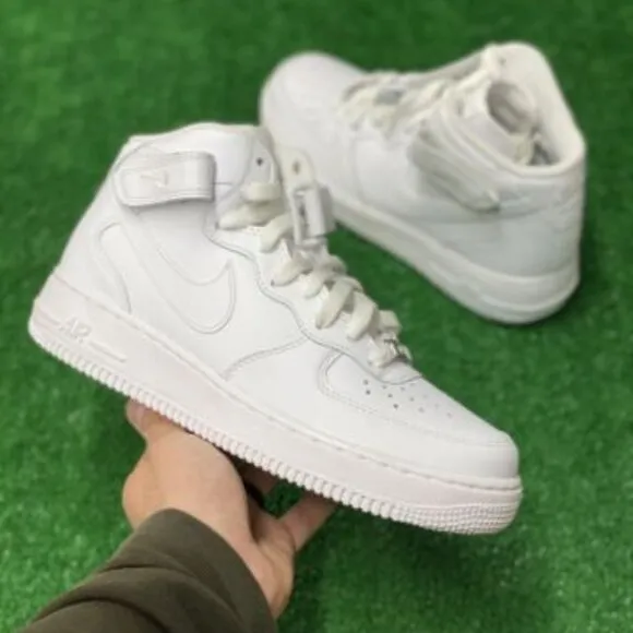 Nike Air Force 1 Mid Mens Casual Sneaker Shoes White CW2289-111 VNDS Size 7