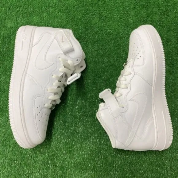 Nike Air Force 1 Mid Mens Casual Sneaker Shoes White CW2289-111 VNDS Size 7