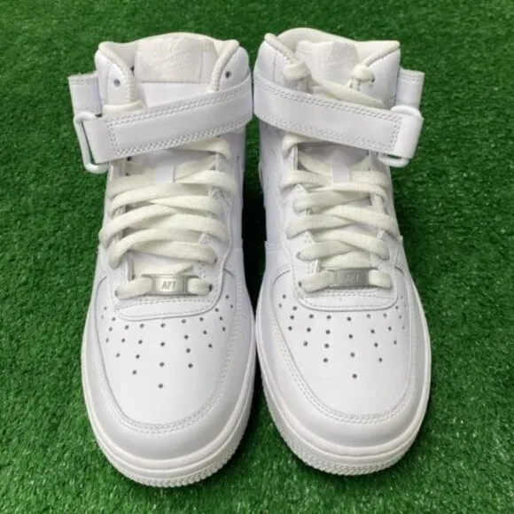 Nike Air Force 1 Mid Mens Casual Sneaker Shoes White CW2289-111 VNDS Size 7