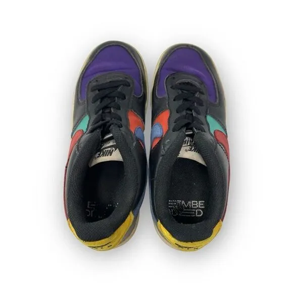 Nike Air Force 1 Multicolor Athletic Shoes Sneakers Youth Size 4Y DN4178-001