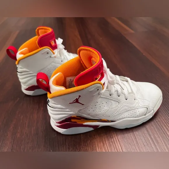 Nike Air Jordan Jumpman MVP Mid Cardinal Red White Sneakers Preschool DZ…