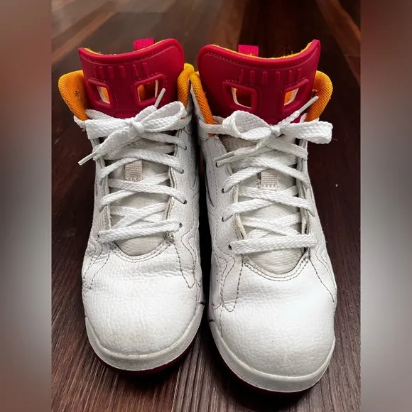 Nike Air Jordan Jumpman MVP Mid Cardinal Red White Sneakers Preschool DZ…