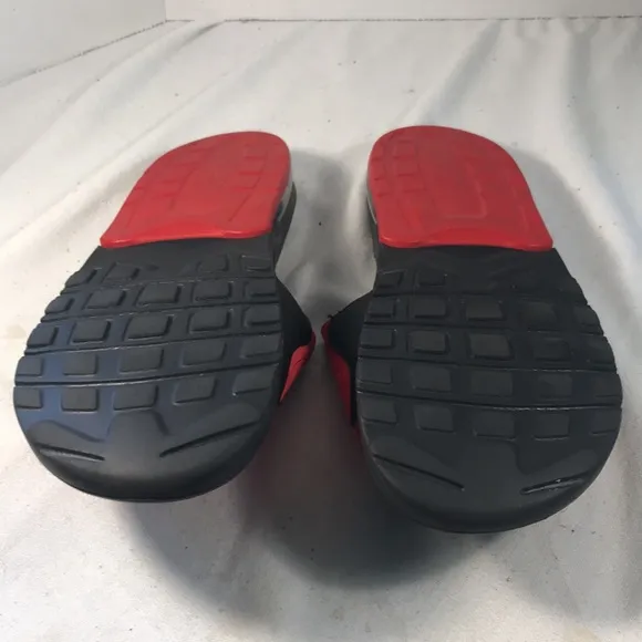 Nike Air Max Camden Men’s Red and Black Slip On Slide Sandals Flip Flops Size 14