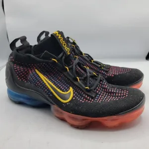 Nike Air VaporMax 2021 Flyknit Womens 8.5 Kids 7Y Running Shoes Black DV2198-001
