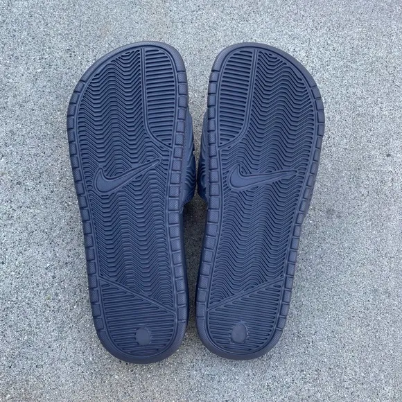 NIKE BENASSI SE JUST DO IT SLIDES DARK GREYS 3Ds