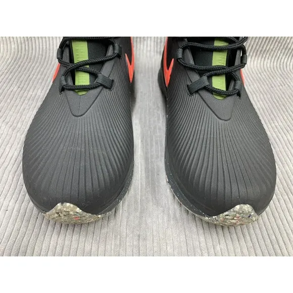 Nike Binzie Waterproof Rain Boots Youth Boys Size 5Y Black Red Swoosh BQ5380 001