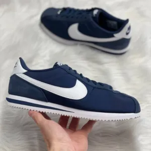 Nike Cortez TXT Blue Mens Casual Shoes HF0263-400 VNDS Sz 10