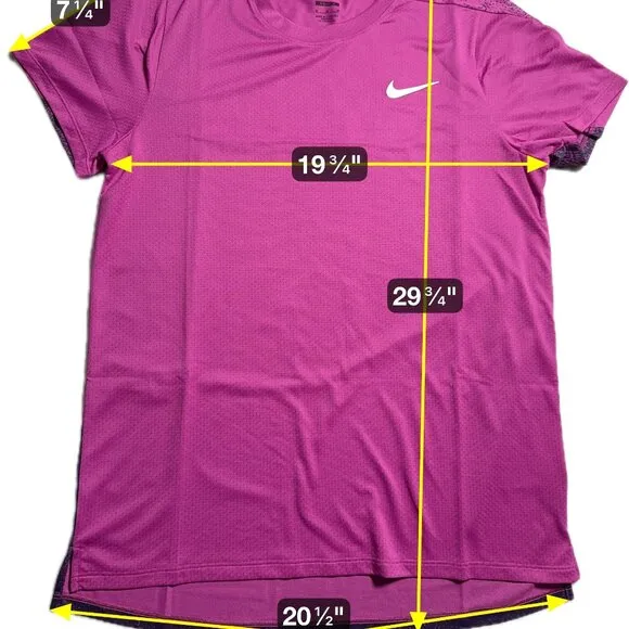 Nike Dri-Fit Court Slam Tennis Jersey Shirt FQ2018-518 purple Men’s Medium NEW