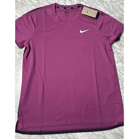 Nike Dri-Fit Court Slam Tennis Jersey Shirt FQ2018-518 purple Men’s Medium NEW