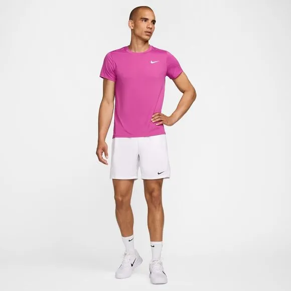 Nike Dri-Fit Court Slam Tennis Jersey Shirt FQ2018-518 purple Men’s Medium NEW