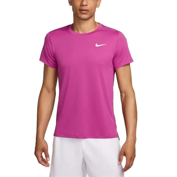 Nike Dri-Fit Court Slam Tennis Jersey Shirt FQ2018-518 purple Men’s Medium NEW