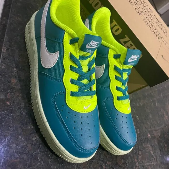 NIKE FORCÉ 1 CRÁTER BRIGHT SPRUCE/PHANTON SIZE 3Y