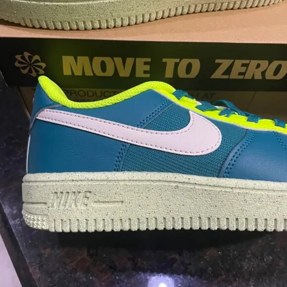 NIKE FORCÉ 1 CRÁTER BRIGHT SPRUCE/PHANTON SIZE 3Y