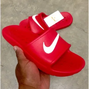NIKE KAWA SHOWER SANDALSSWOOSH REDS WHITES WATER RUBBERS
