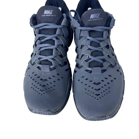 Nike Lunar Fingertrap TR Running Shoes Men's 11.5 Black Elastic Laces 898066-010