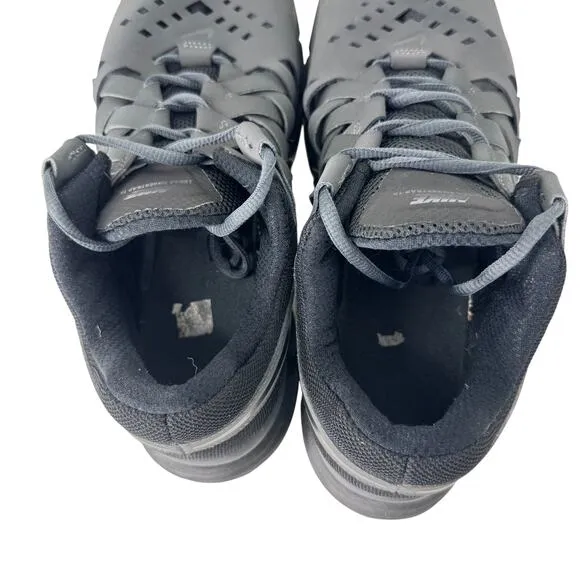 Nike Lunar Fingertrap TR Running Shoes Men's 11.5 Black Elastic Laces 898066-010