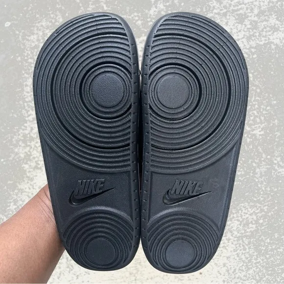 NIKE OFFCOURT SLIDE BLACK WHITE OFF BLACKS