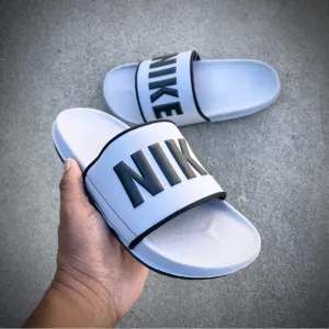 NIKE OFFCOURT SLIDE LIGHT WOLF GREY BLACK OFF