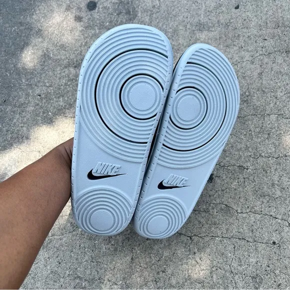 NIKE OFFCOURT SLIDE RAIDERS NFL LAS VEGAS OAKLAND BLACK