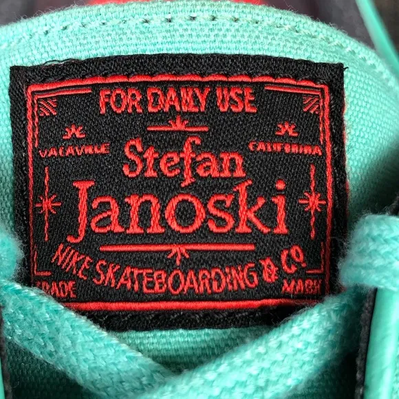 Nike Skateboard Zoom Stefan Janoski  Sneakers Canvas Shoes Men’s size 12