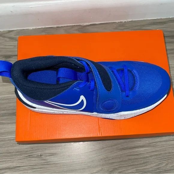 Nike Team Hustle D 11 BlueBig Kids' Basketball Shoes