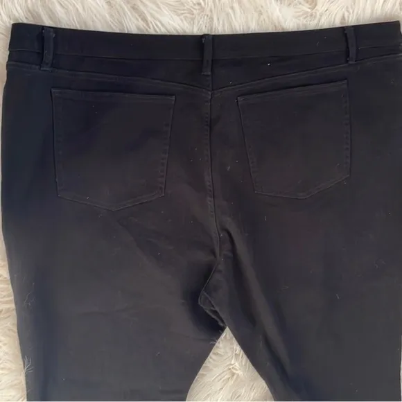 Nili Lotan x Target Womens Size 24W 26W Black High Rise Ankle Skinny Jean New