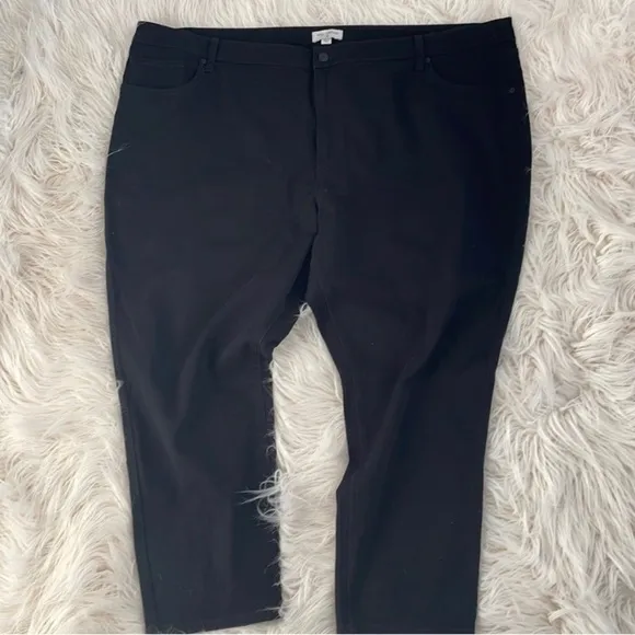 Nili Lotan x Target Womens Size 24W 26W Black High Rise Ankle Skinny Jean New