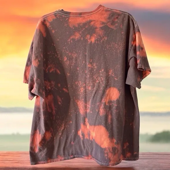 Nirvana In Utero Reverse Tie-Dye Band Tee XL | 90s Grunge Alt Rock Vintage Vibe