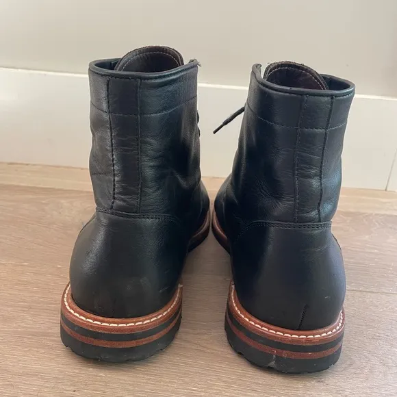 Nisolo all weather Andres black lace up boots - size 11